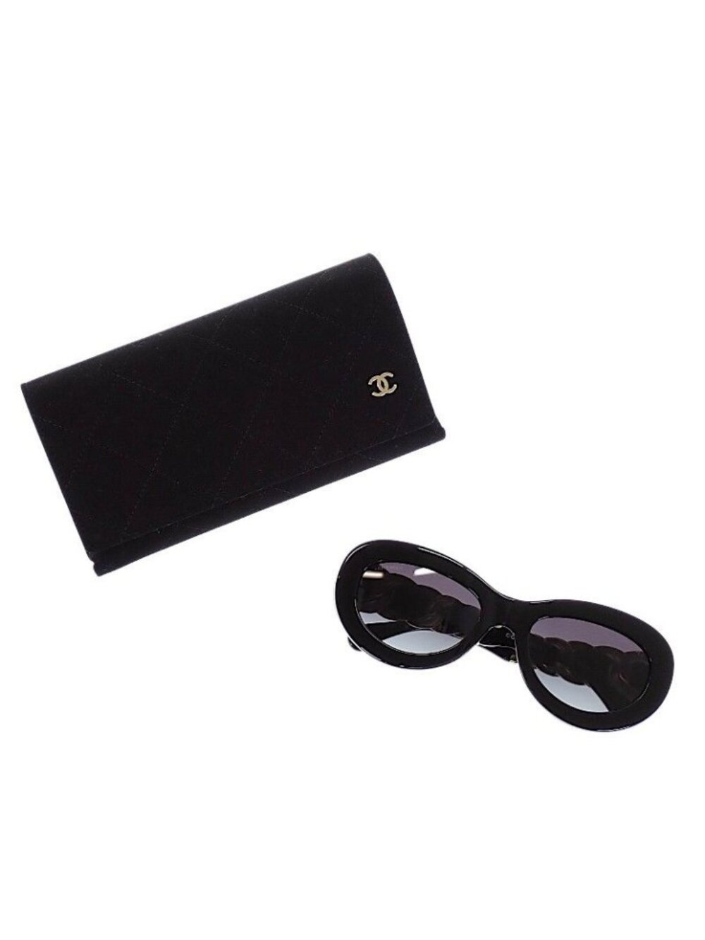 Chanel Oval Eyewear Black - Picture 15 of 15